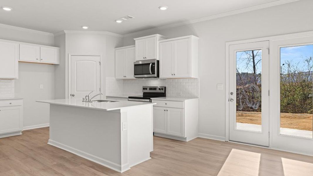 Furnished interior view inside a new home in Carlton, Douglasville (Image 3).