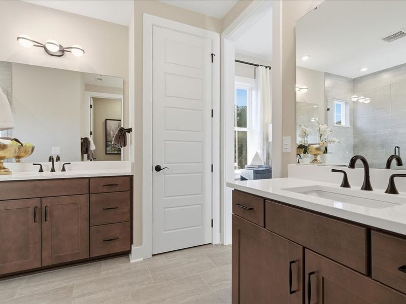 Representative furnished interior of a home built from the Regent by Tri Pointe Homes in Ascend, Charlotte (Image 30).