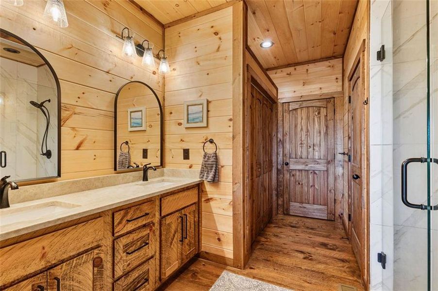 Furnished interior view inside a new home in , Morganton (Image 11).