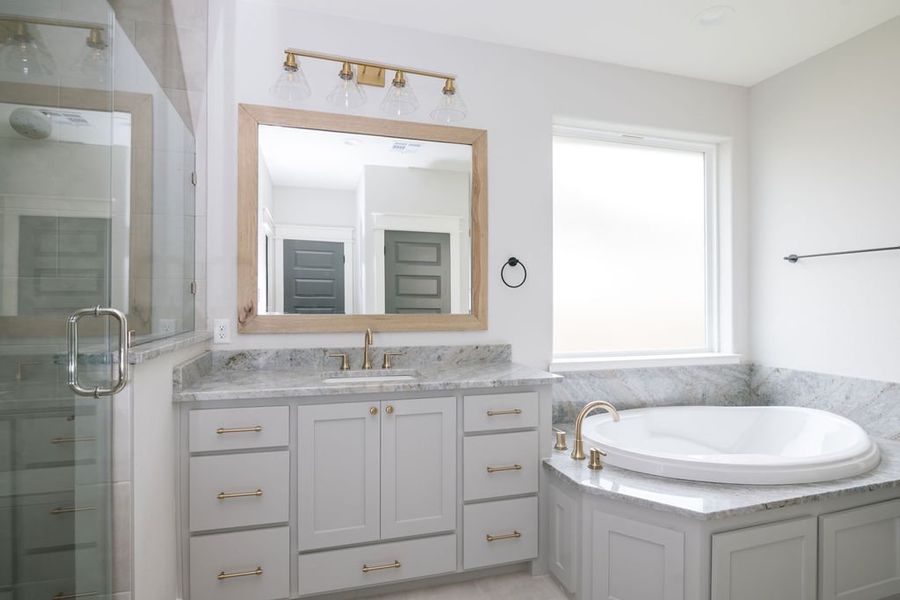 Representative furnished interior of a home built from the The Kaylee by Reece Homes in Pebble Creek, College Station (Image 36).