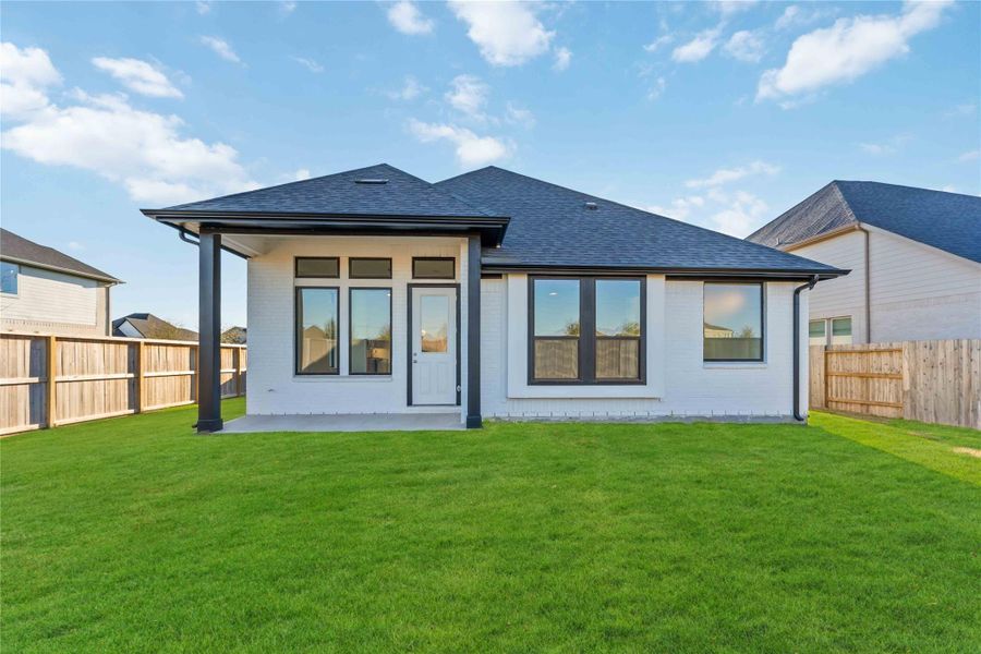 Exterior details and patio area of a home in Arabella on the Prairie, Richmond (Image 4).