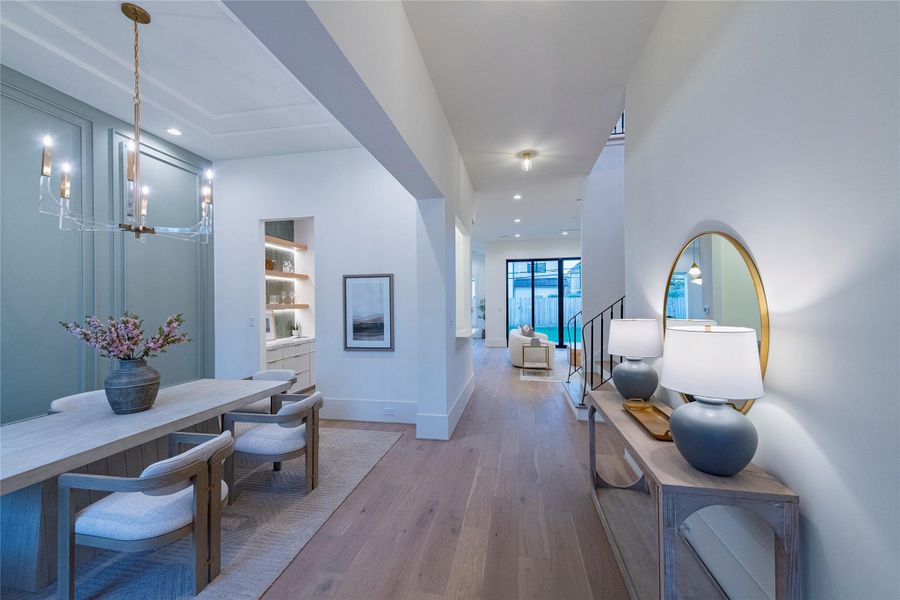 Furnished interior view inside a new home in , Houston (Image 4).