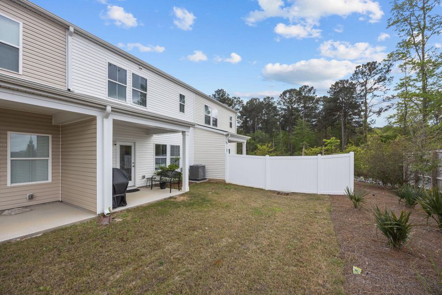 Exterior details and patio area of a home in , North Charleston (Image 27).