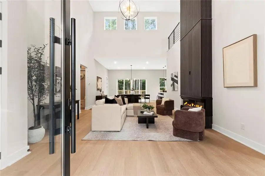Furnished interior view inside a new home in , Fairburn (Image 8).