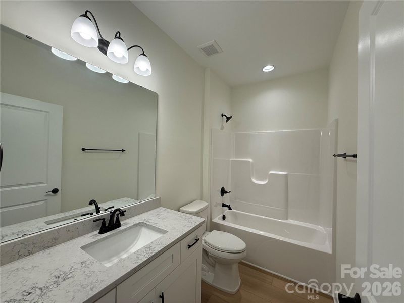 Full bathroom on the main level