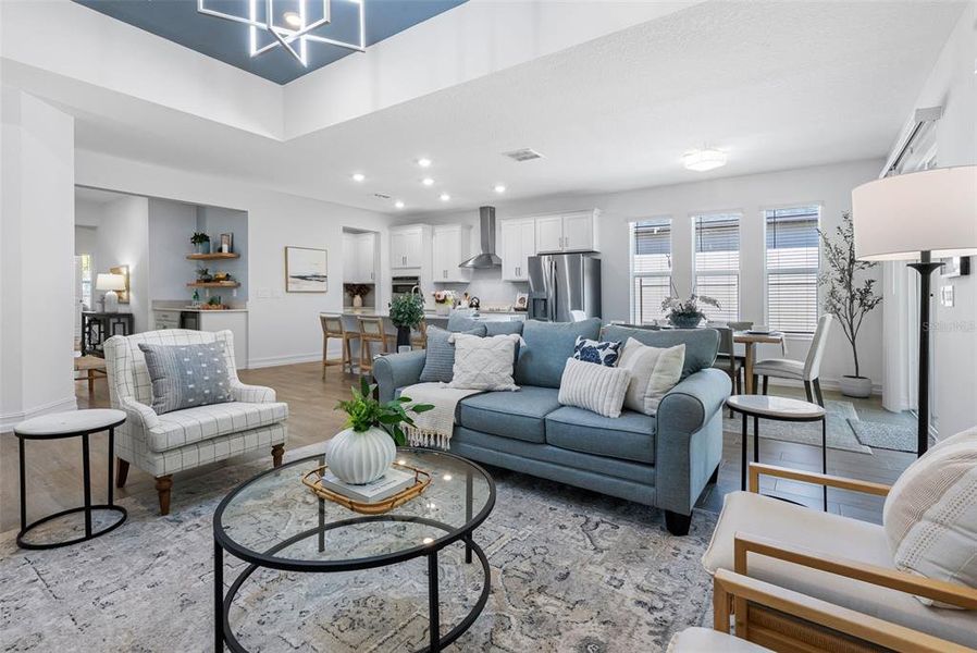 Furnished interior view inside a new home in Pearl Estates, Lutz (Image 9). Furnished interior view inside a new home in Pearl Estates, Lutz (Image 9).