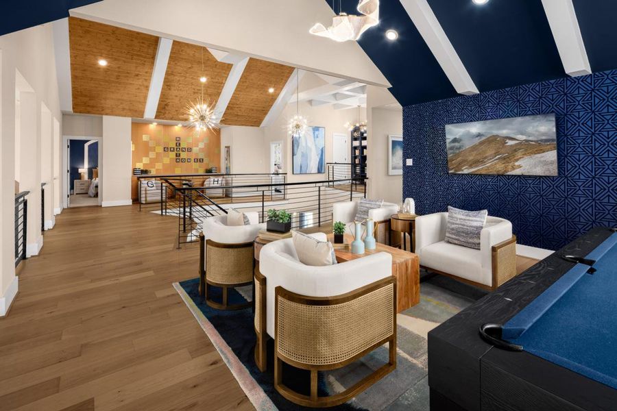 Representative furnished interior of a home built from the Grand Legacy by Grand Homes in Grand Oaks, Celina (Image 10).