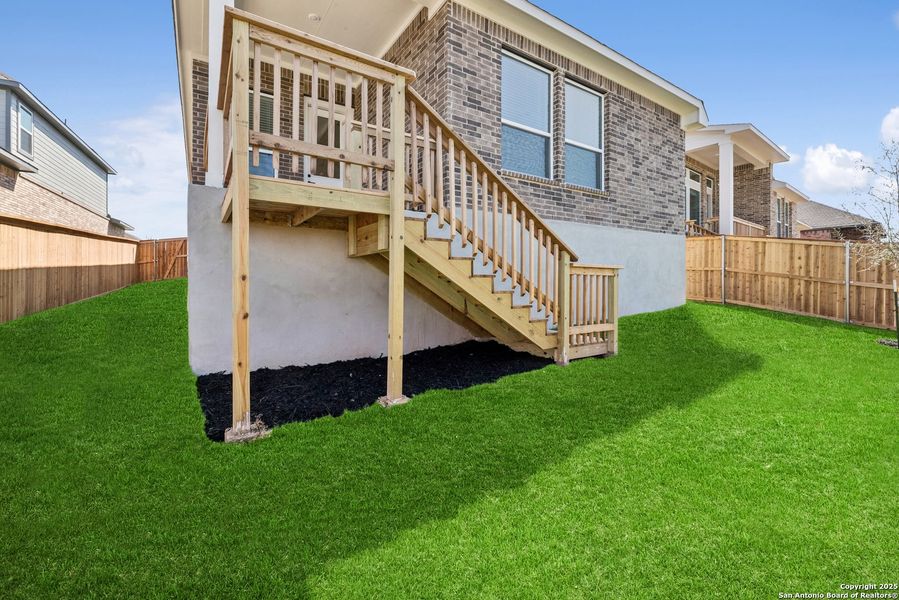 Exterior details and patio area of a home in , New Braunfels (Image 3). Exterior details and patio area of a home in , New Braunfels (Image 3).