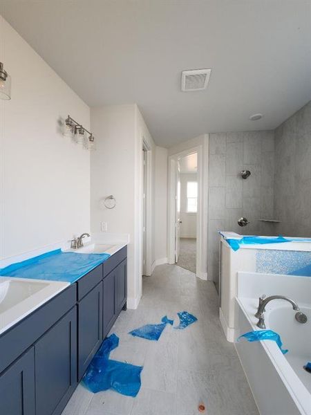 In-progress construction of a new home in Rocky Top, Krum, TX (Image 11).