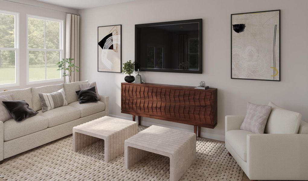 Furnished interior view inside a new home in Windward Village, Summerville (Image 8).