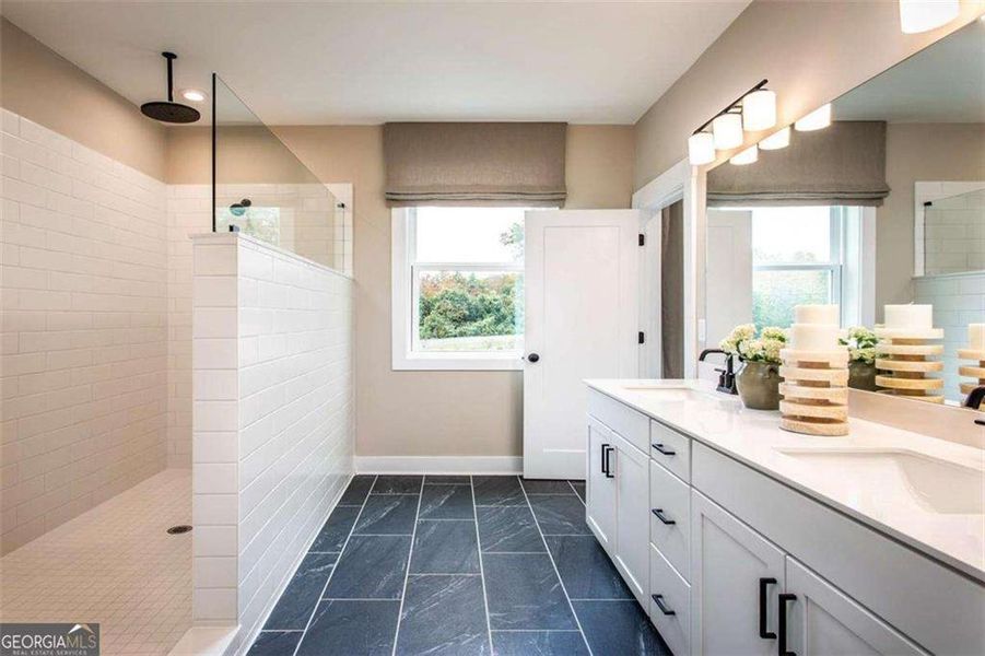 Furnished interior view inside a new home in The Paddocks at Doc Hughes, Buford (Image 25).