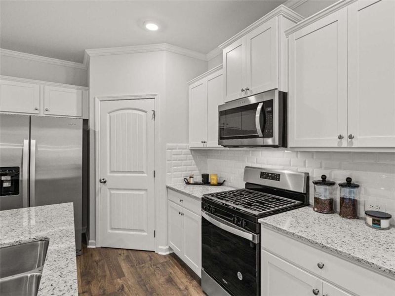 Furnished interior view inside a new home in Rosewood Farms, Acworth (Image 37).