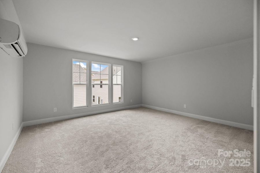 Finished garage bonus with mini split, separate hot water heater, half bath, separate entrance.