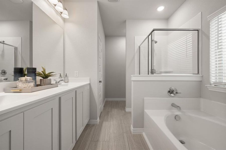 Furnished interior view inside a new home in Baker Farms, Cleburne (Image 22).