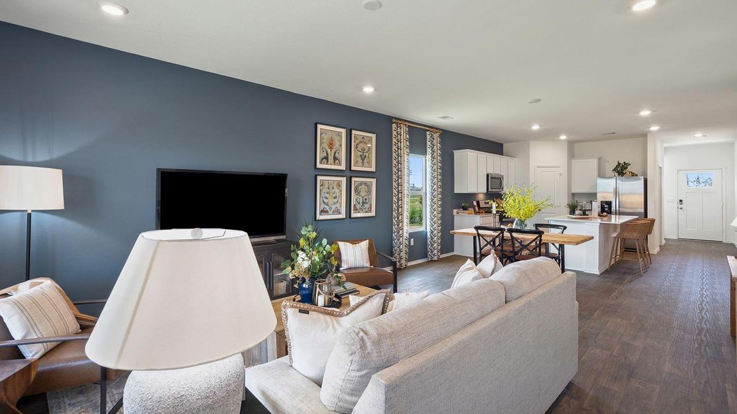 Furnished interior view inside a new home in Talavera, Kyle (Image 32). Furnished interior view inside a new home in Talavera, Kyle (Image 32).