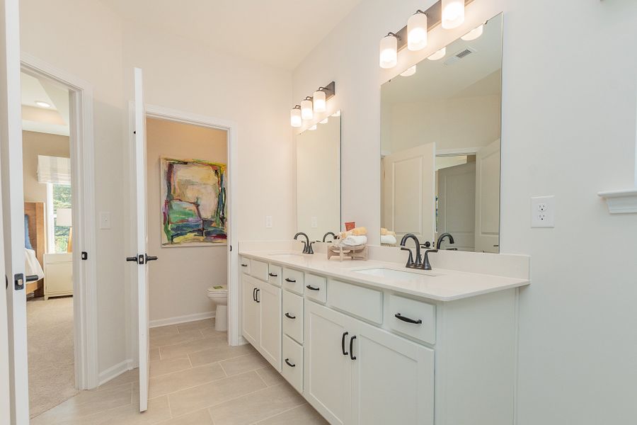 Primary Bathroom Double Vanity