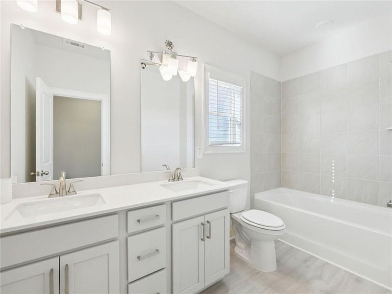 Furnished interior view inside a new home in River Pointe, Monroe (Image 7).