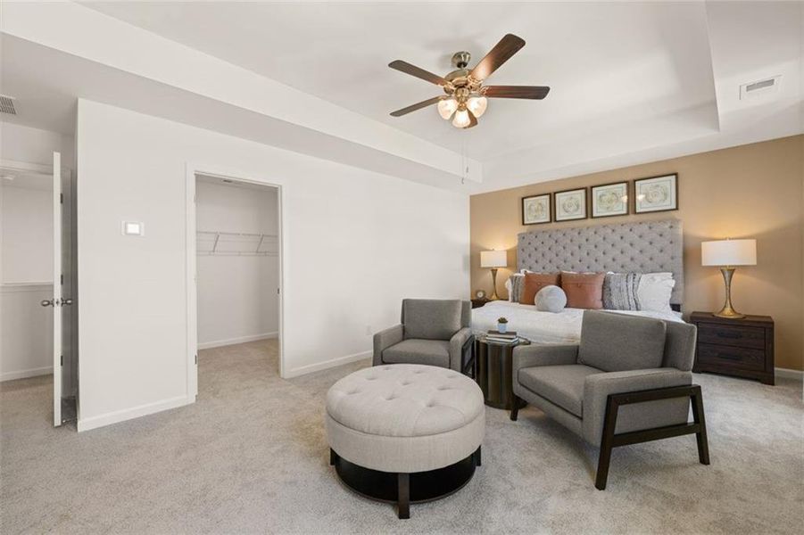 Furnished interior view inside a new home in Locust Grove Station - Cedar Ridge, Locust Grove (Image 11).