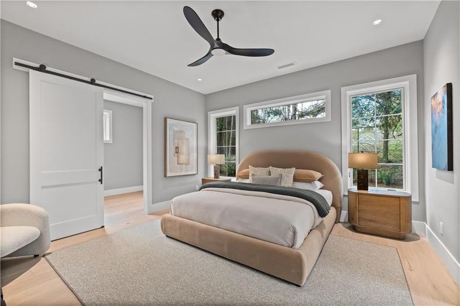 Furnished interior view inside a new home in , Marietta (Image 41).