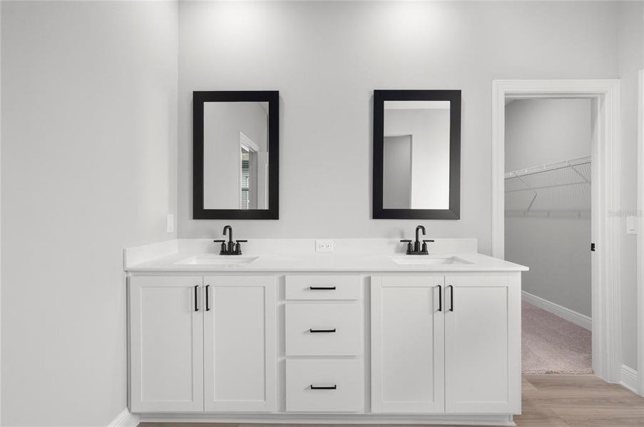 Furnished interior view inside a new home in Gum Lake Preserve, Lake Alfred (Image 6).