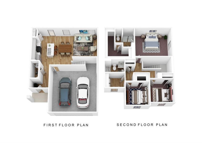2D floor plan layout of this home in Porters Mill, New Caney, TX (Image 3). 2D floor plan layout of this home in Porters Mill, New Caney, TX (Image 3).