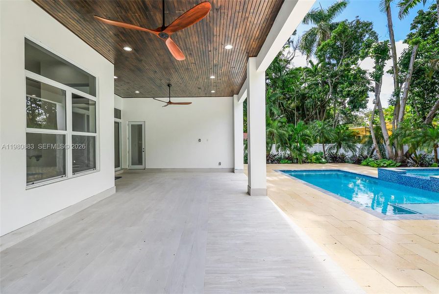 Exterior details and patio area of a home in , Biscayne Park (Image 3).