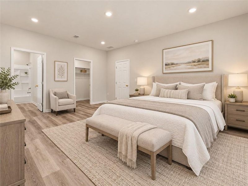 Furnished interior view inside a new home in , Lithonia (Image 6).