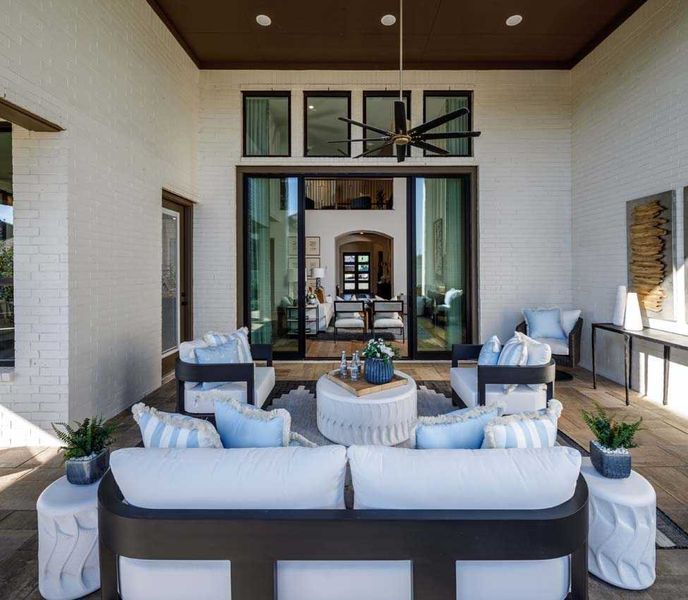 Representative exterior details of a home built from the 222G by Highland Homes in Quail Hollow, Rockwall (Image 28).