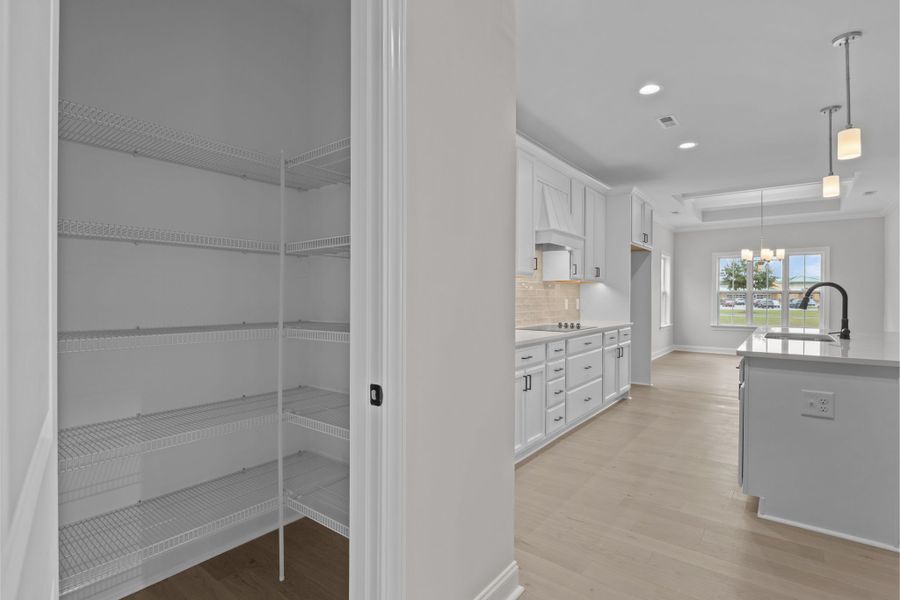 Spacious, unfurnished interior of a new home in The Preserve at Langston, Winterville (Image 40).