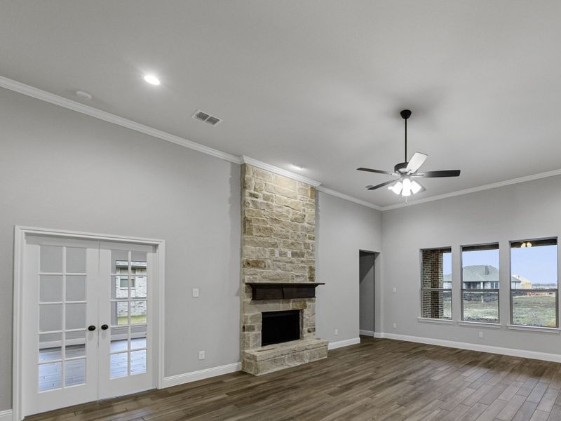 Representative furnished interior of a home built from the Eliot II by Robbie Hale Homes in High Meadows Estates, Nevada (Image 31). Representative furnished interior of a home built from the Eliot II by Robbie Hale Homes in High Meadows Estates, Nevada (Image 31).