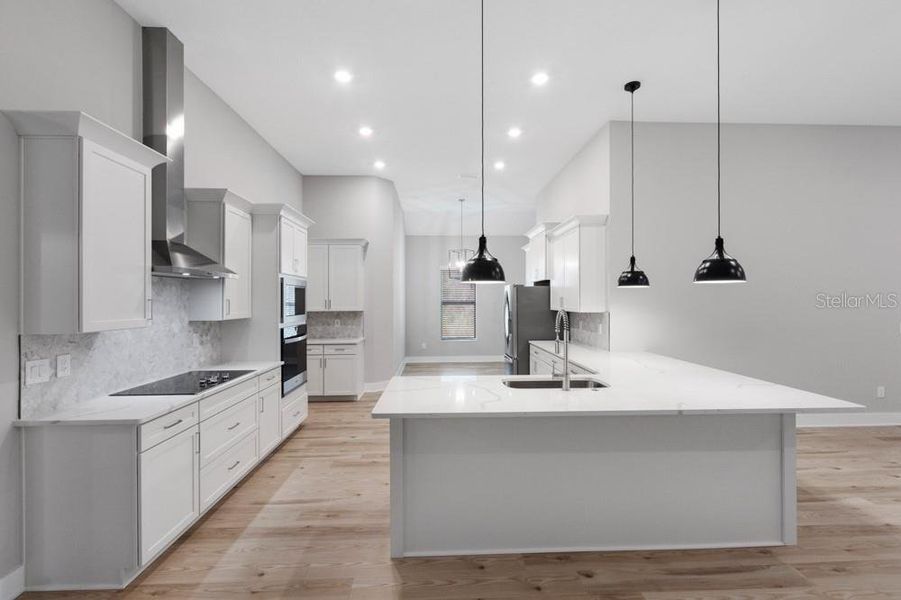 Furnished interior view inside a new home in Bella Terra, Hudson (Image 2). Furnished interior view inside a new home in Bella Terra, Hudson (Image 2).