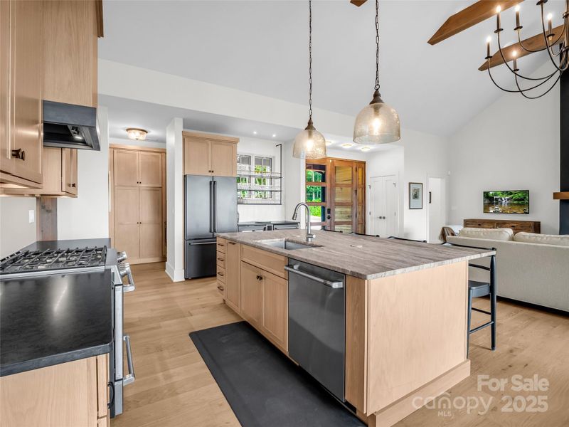 Furnished interior view inside a new home in , Mill Spring (Image 37).