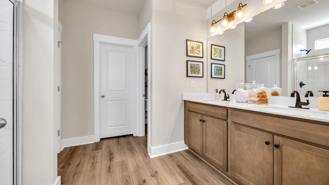 Representative furnished interior of a home built from the Lighthouse by DRB Homes in Chestnut Farms, Longs (Image 25).