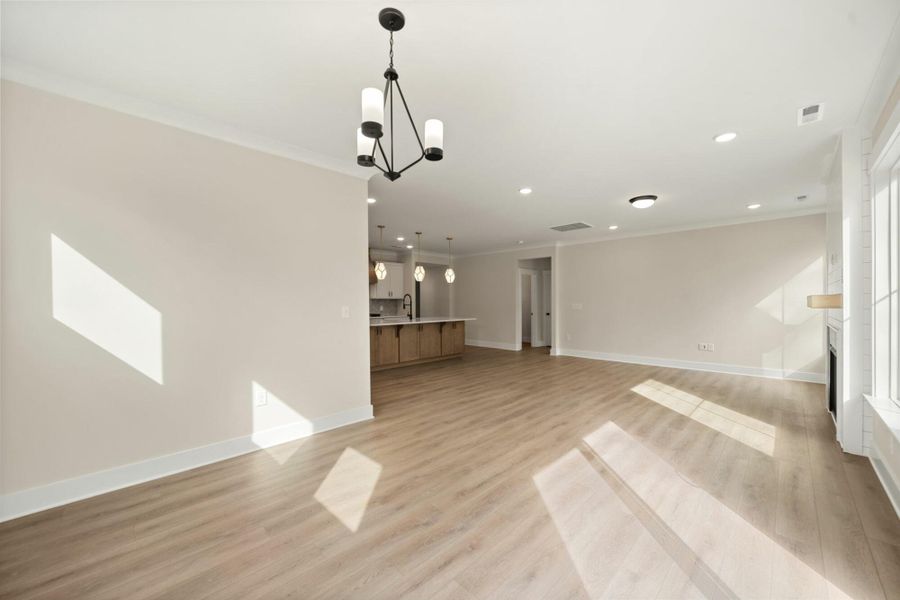 Spacious, unfurnished interior of a new home in Fiddler's Ridge, Advance (Image 31).