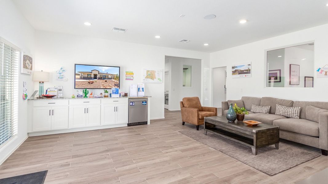 Representative furnished interior of a home built from the Cali by D.R. Horton in Barnett Village, Marana (Image 7). Representative furnished interior of a home built from the Cali by D.R. Horton in Barnett Village, Marana (Image 7).