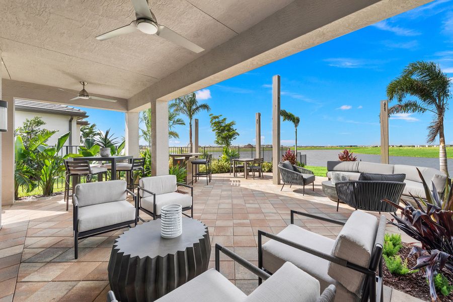 Representative exterior details of a home built from the Bimini by GL Homes in Valencia Parc at Riverland, Port St. Lucie (Image 4).