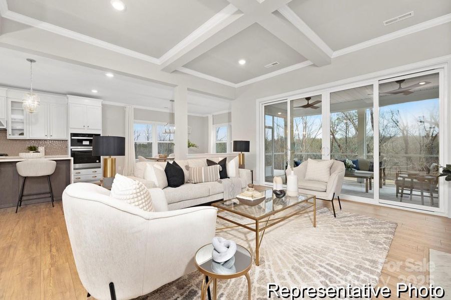 Furnished interior view inside a new home in , Monroe (Image 29).