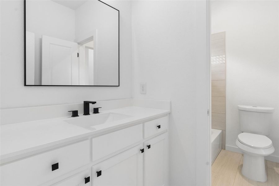 Furnished interior view inside a new home in , Houston (Image 7).