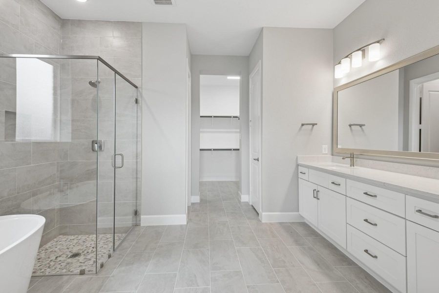 Furnished interior view inside a new home in ARTAVIA 45' Homesites, Conroe (Image 7).