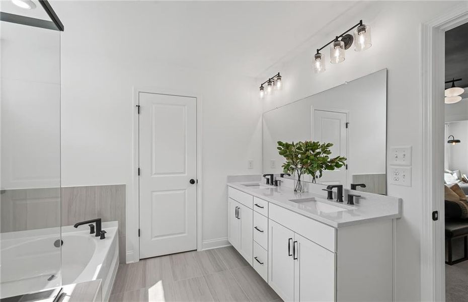 Furnished interior view inside a new home in Creekside at Skelton, Jefferson (Image 28).