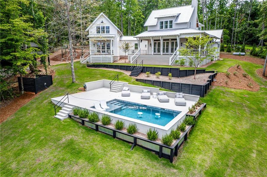 Exterior details and patio area of a home in , Eatonton (Image 39). Exterior details and patio area of a home in , Eatonton (Image 39).