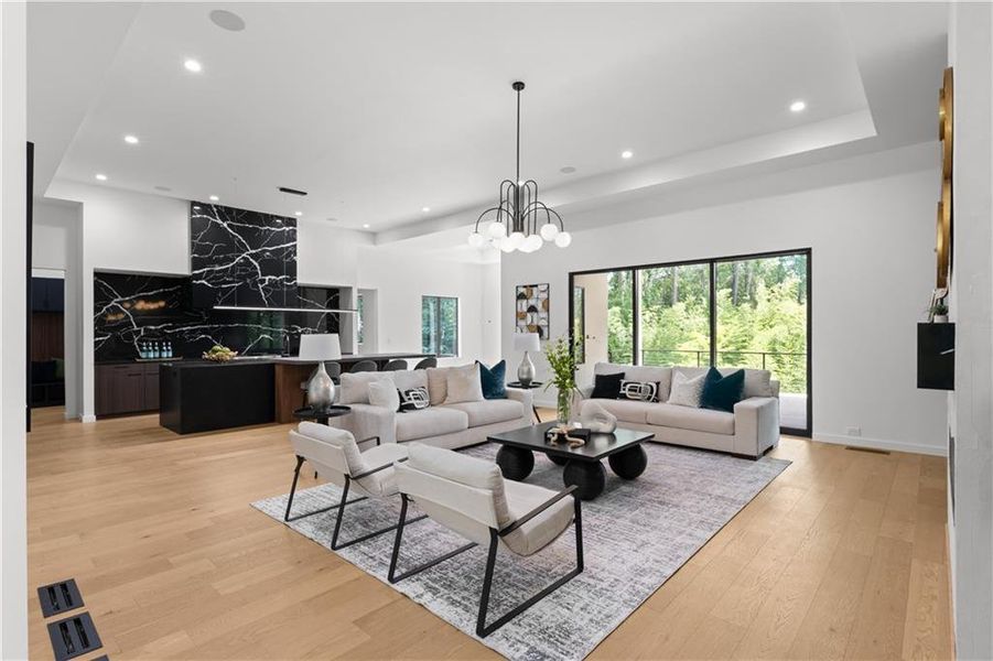 Furnished interior view inside a new home in , Atlanta (Image 75). Furnished interior view inside a new home in , Atlanta (Image 75).