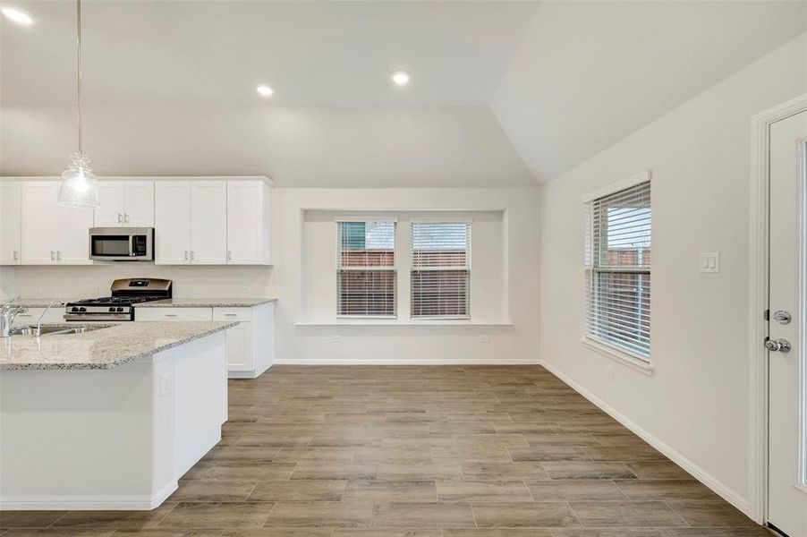 Furnished interior view inside a new home in The Preserve, Justin (Image 12).
