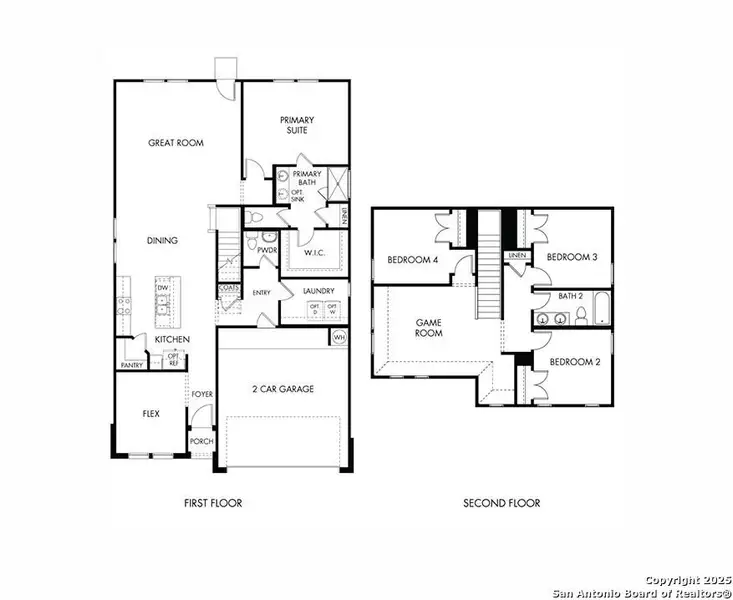 2D floor plan layout of this home in Royal Crest, San Antonio, TX (Image 5). 2D floor plan layout of this home in Royal Crest, San Antonio, TX (Image 5).