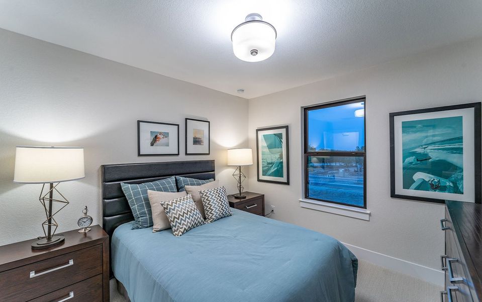 Representative furnished interior of a home built from the Dakota by CastleRock Communities in Hughes Landing, Dickinson (Image 36).