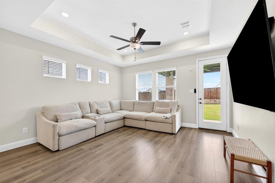 Furnished interior view inside a new home in South Oak, Lakewood Village (Image 26).