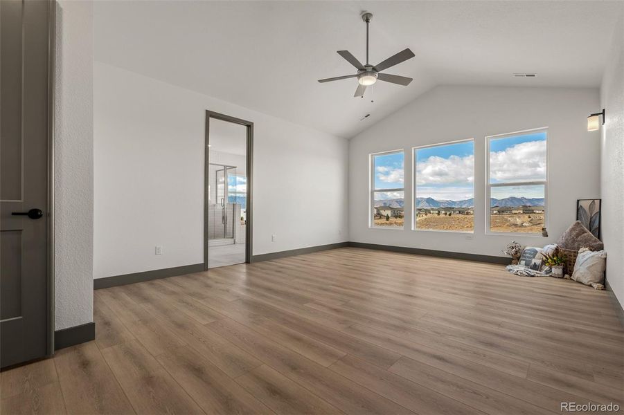 Spacious, unfurnished interior of a new home in Revel Crossing at Wolf Ranch - The Panorama Collection, Colorado Springs (Image 34).