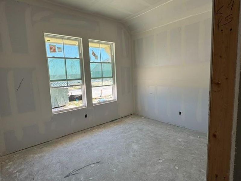 Ready for personalization, this bedroom offers two large windows allowing ample natural light. Ready for personalization, this bedroom offers two large windows allowing ample natural light.