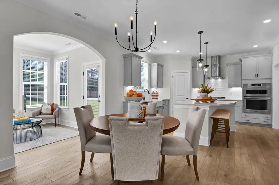 Representative furnished interior of a home built from the Palmer - Vanguard Collection by Mungo Homes in Georgias Landing, Raleigh (Image 5).