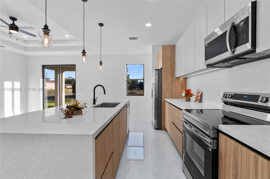 Furnished interior view inside a new home in , Lehigh Acres (Image 4). Furnished interior view inside a new home in , Lehigh Acres (Image 4).